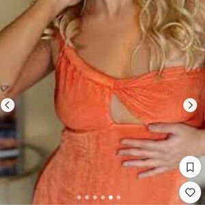 Orange Cider dress NWT size L